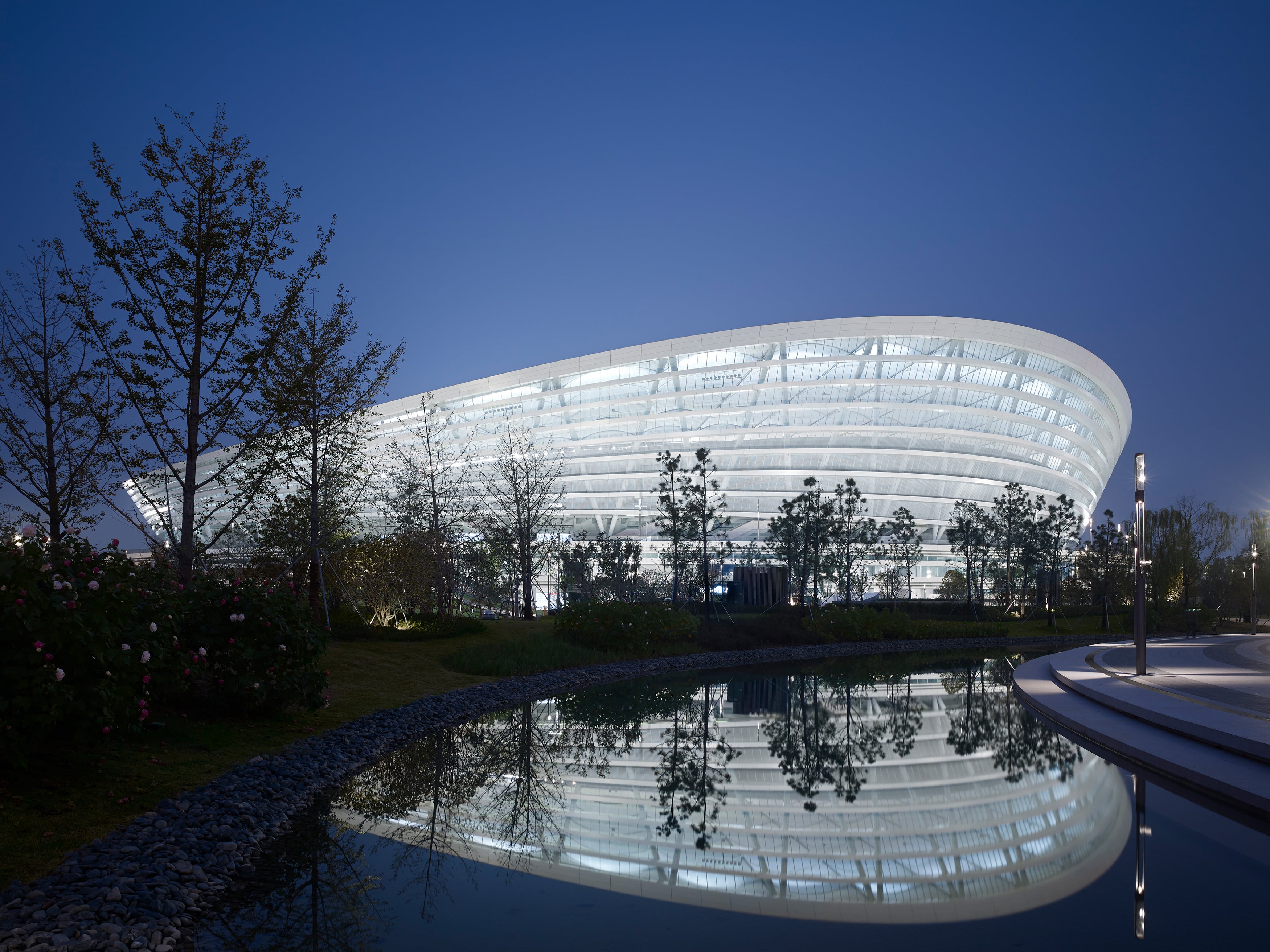 Suzhou Olympic Sports Centre — Suzhou, China: Lichtplanung, Ansicht 4 von 8, von Lichtvision