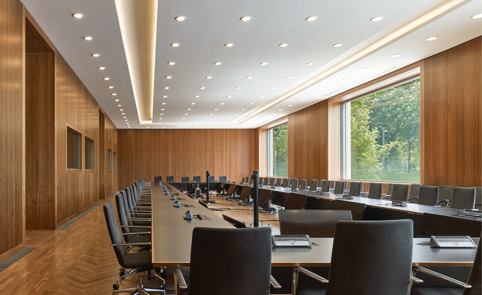 Federal Ministry of Interior — Berlín, Alemania: iluminación, vista 2 de 3, de Lichtvision