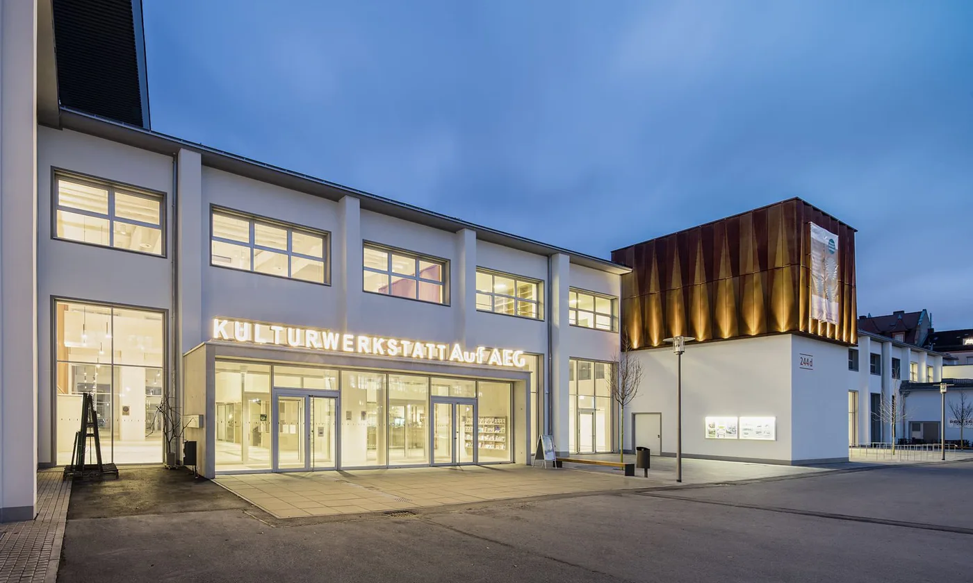 Kulturwerkstatt Auf Aeg — Nuremberg, Germany: lighting design view 1 of 3, by Lichtvision