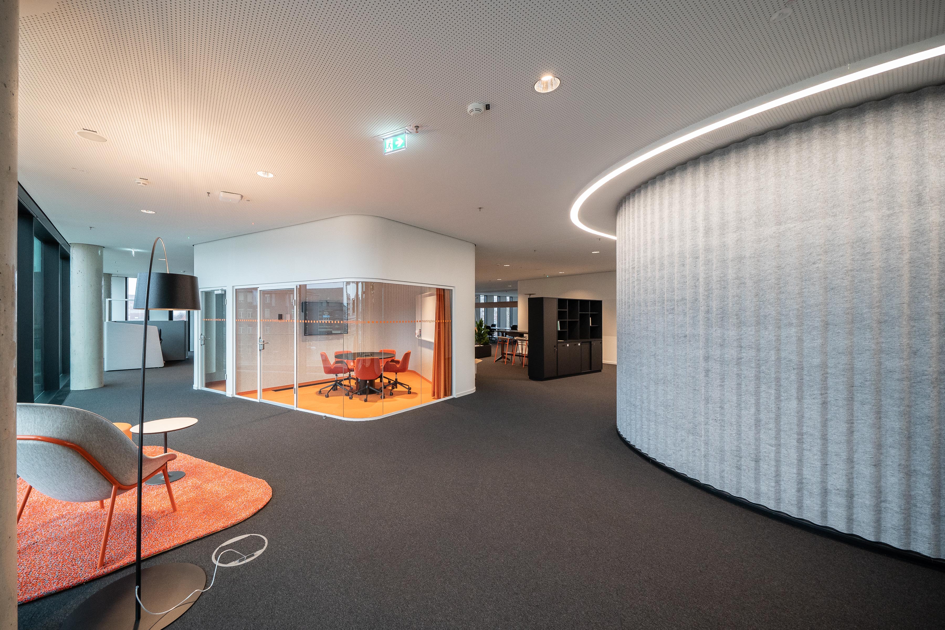 Covestro Headquarters — Leverkusen, Alemania: iluminación, vista 7 de 8, de Lichtvision