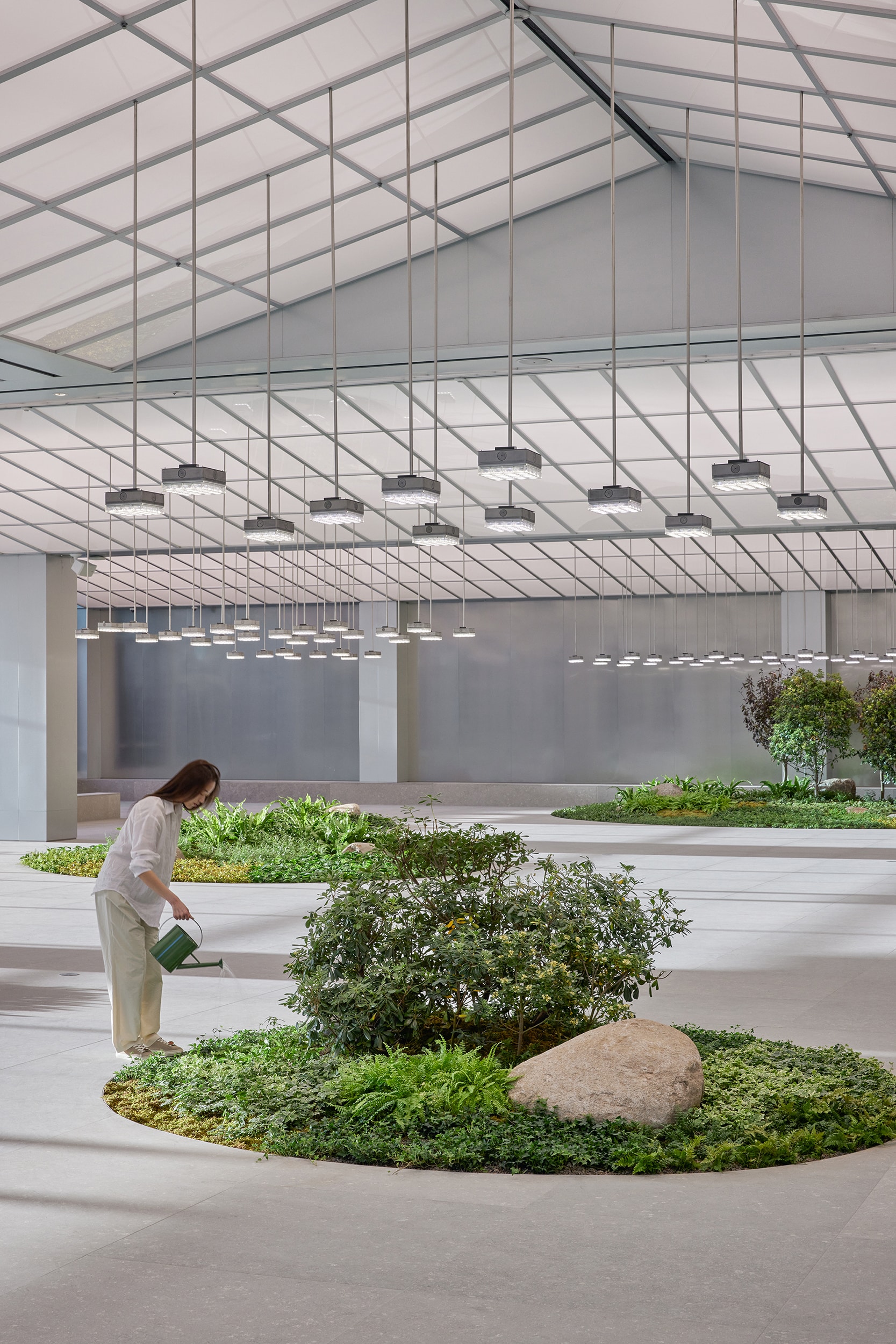 Garden Conservatory — Seoul, South Korea: architectural lighting design by Lichtvision (architecture by Casper Mueller Kneer)