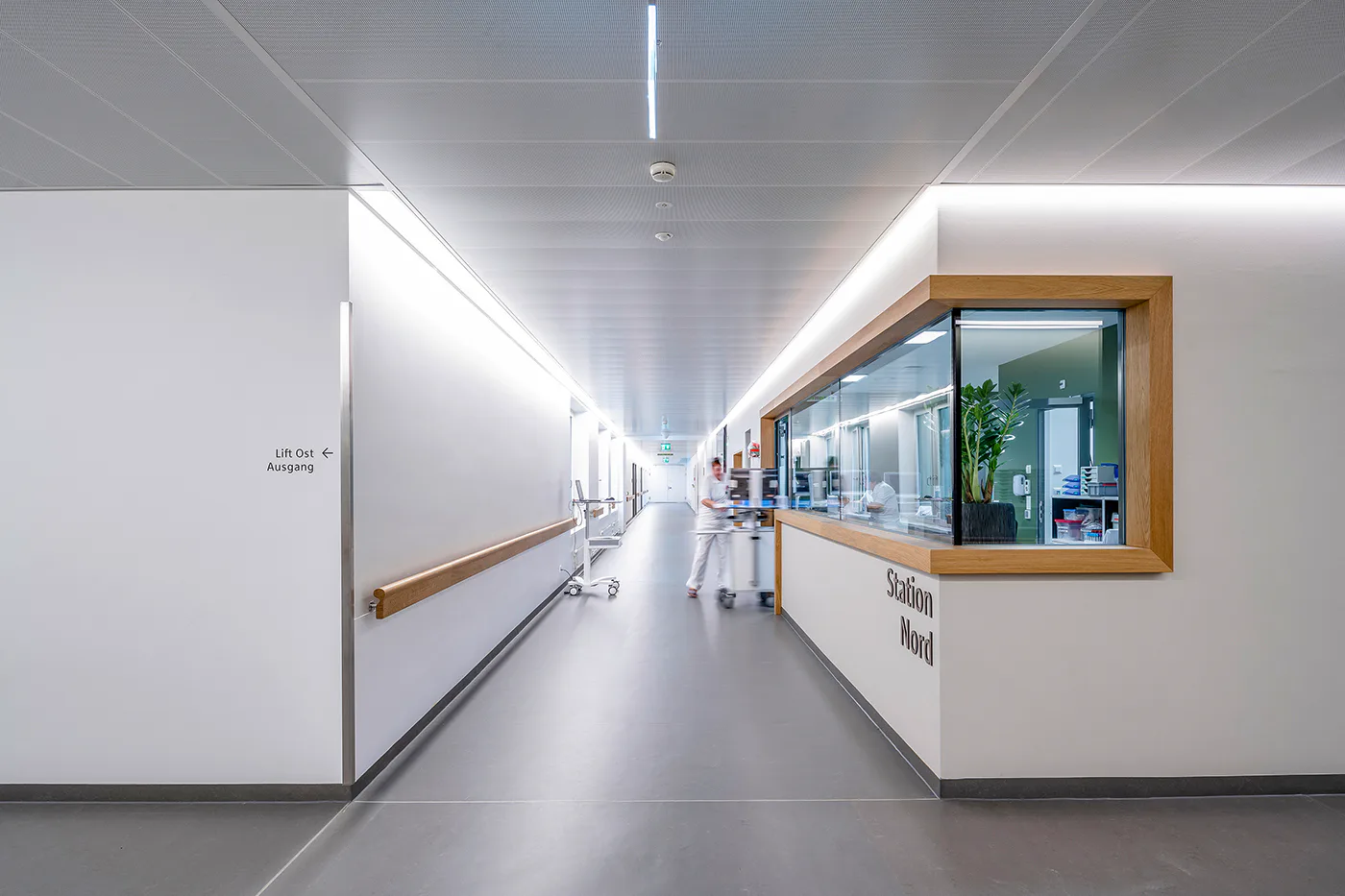 Felix Platter Hospital — Basel, Switzerland: lighting design view 1 of 9, by Lichtvision