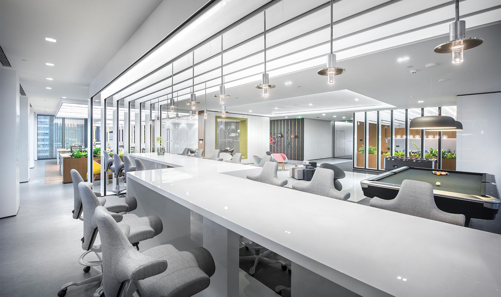 Dachong Showroom Office — Shenzhen, China: lighting design view 4 of 7, by Lichtvision