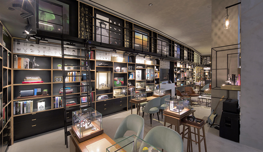 Dfs T-Galleria Timepieces & Whiskies — Hongkong, China: architektonische Lichtplanung von Lichtvision (Architektur von Malherbe Design)