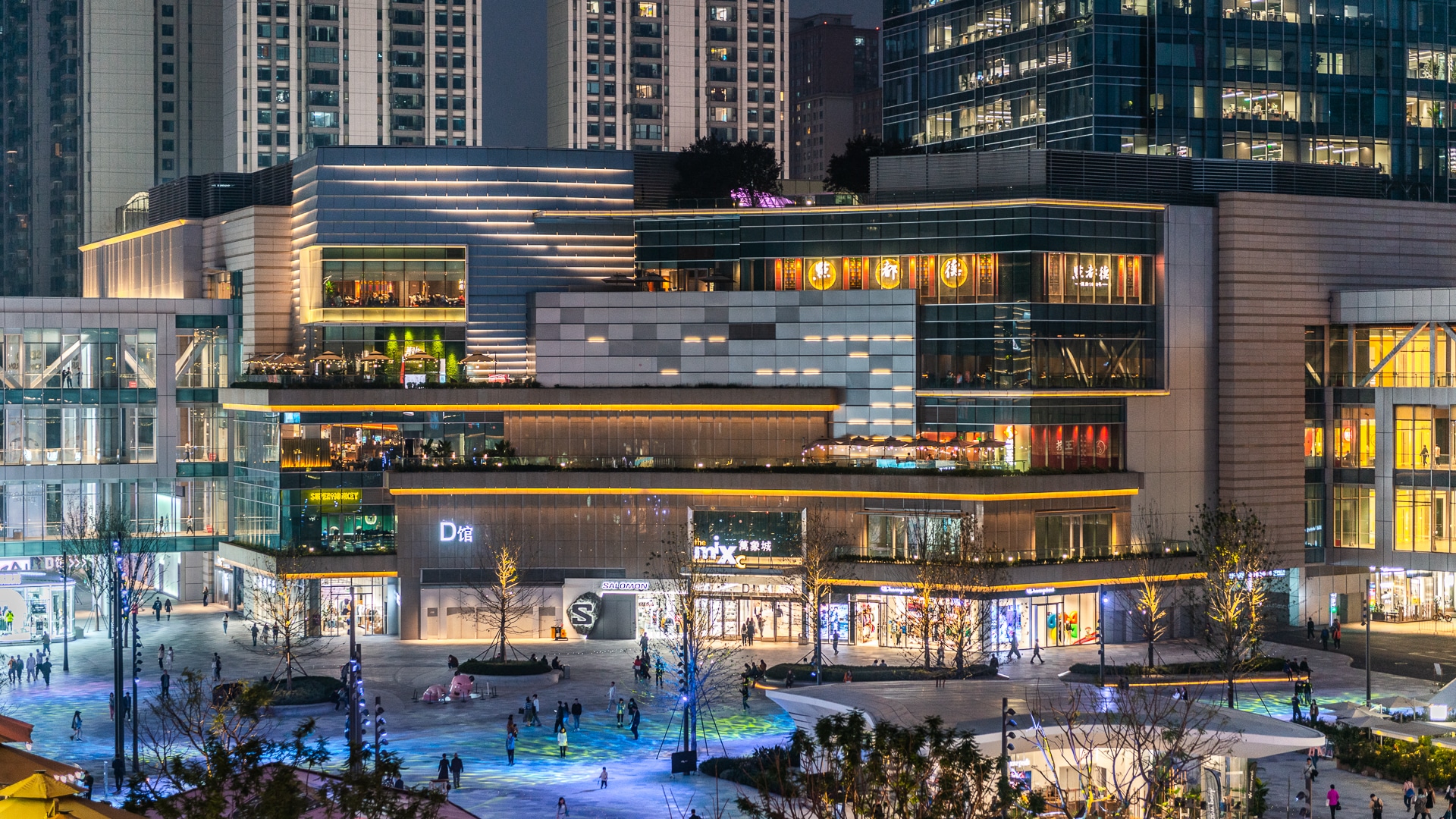 The MixC Chengdu Central Square — Chengdu, China: lighting design view 4 of 9, by Lichtvision