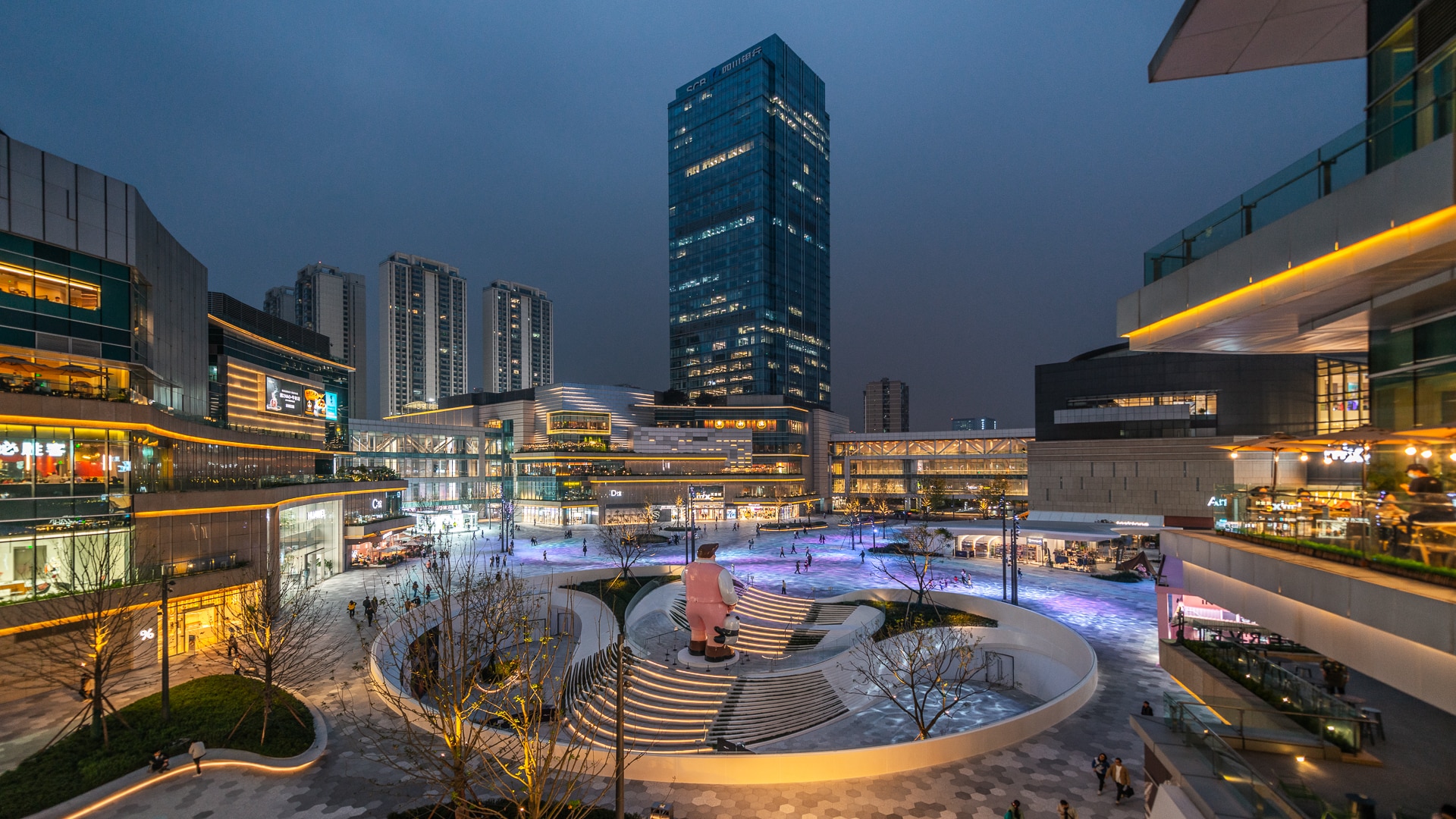 The MixC Chengdu Central Square — Chengdu, China: lighting design view 2 of 9, by Lichtvision