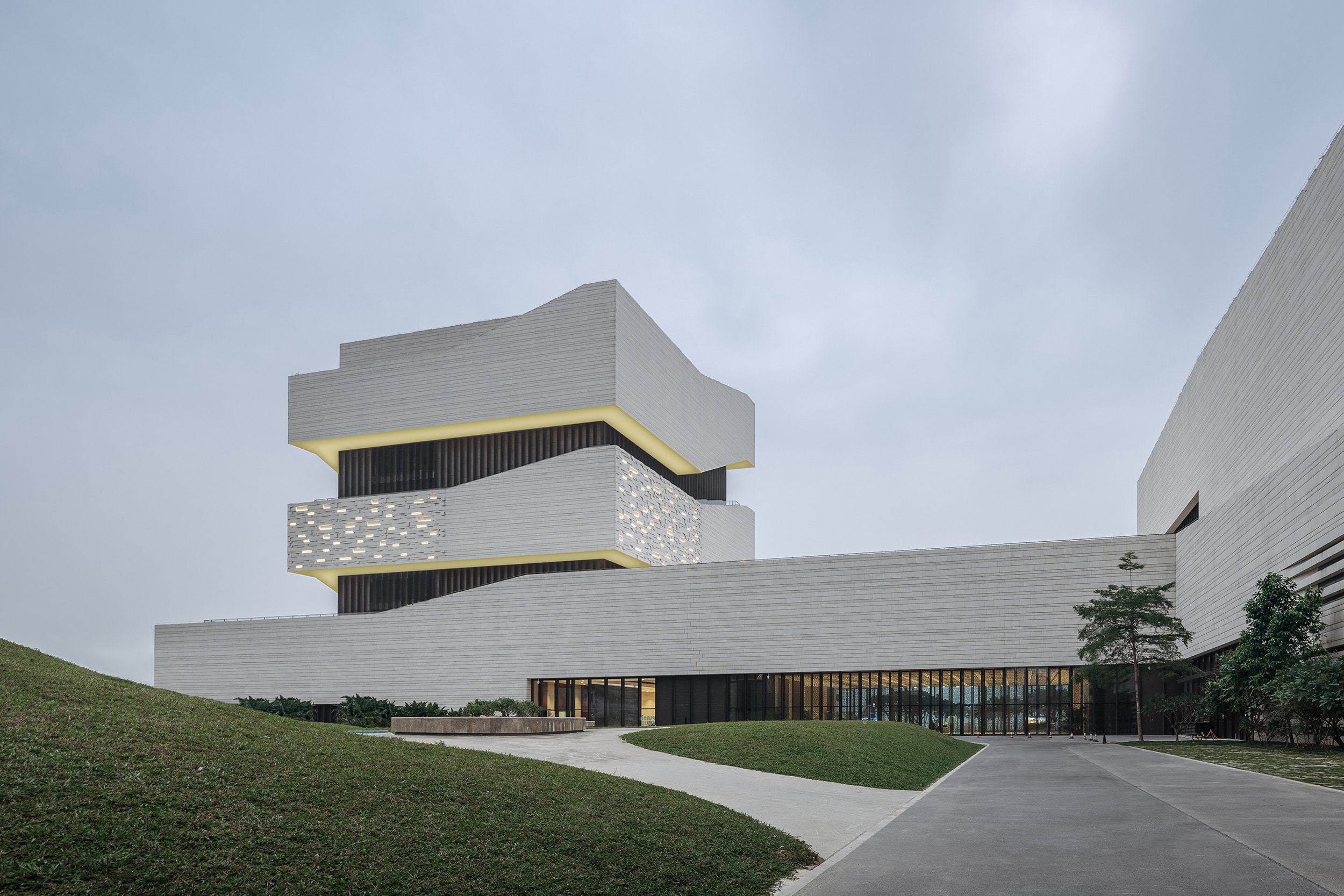 Zhuhai City Museum — Zhuhai, China: Lichtplanung, Ansicht 4 von 6, von Lichtvision