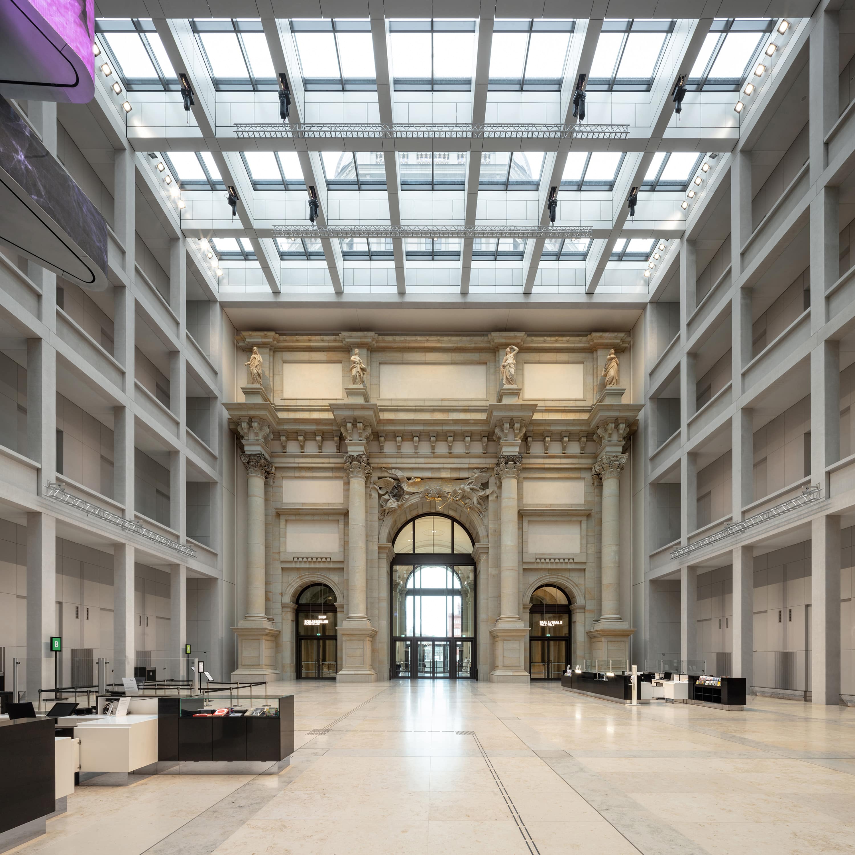 Humboldt Forum — Berlín, Alemania: iluminación, vista 8 de 10, de Lichtvision