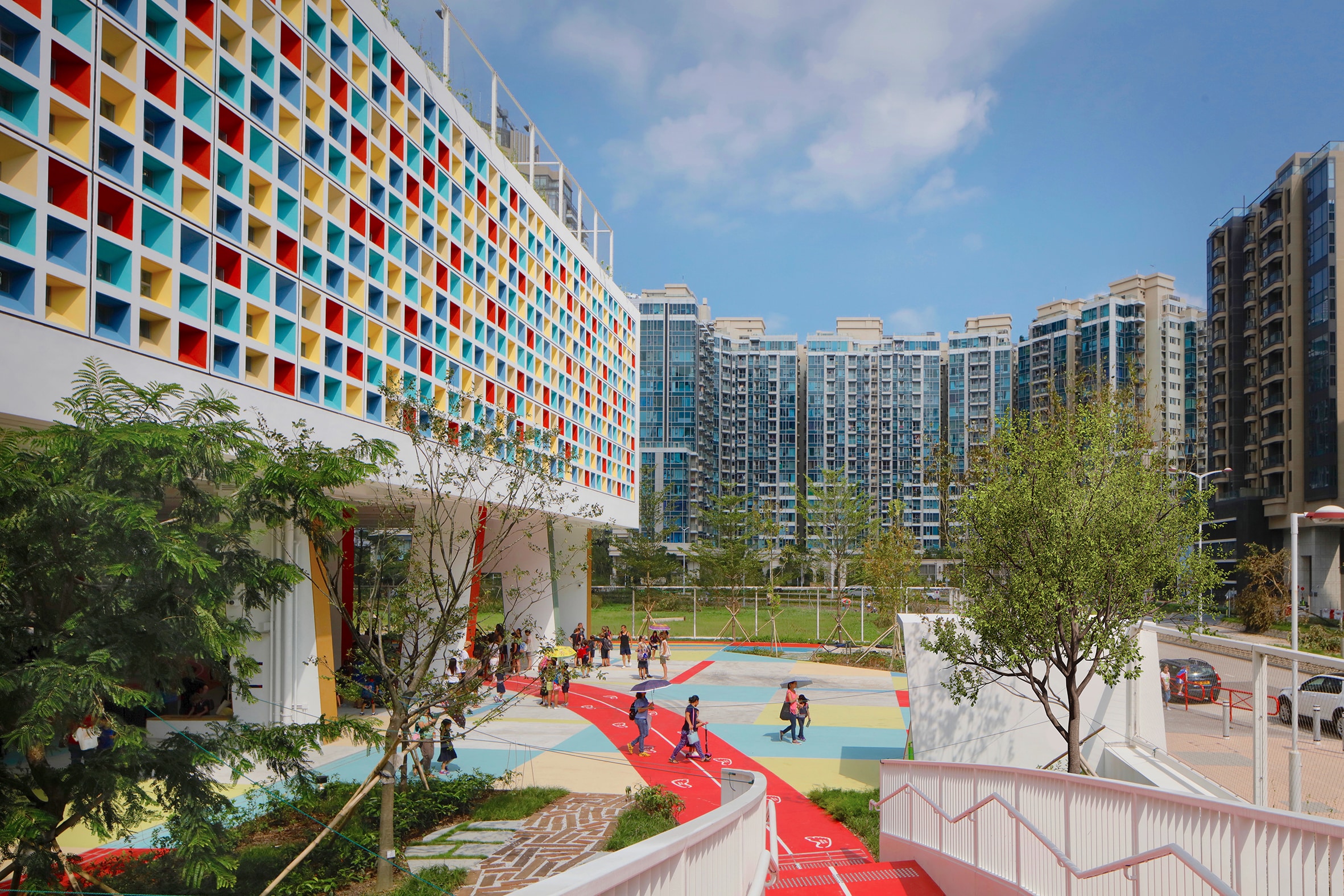 French International School — Hong Kong, China: iluminación, vista 3 de 11, de Lichtvision