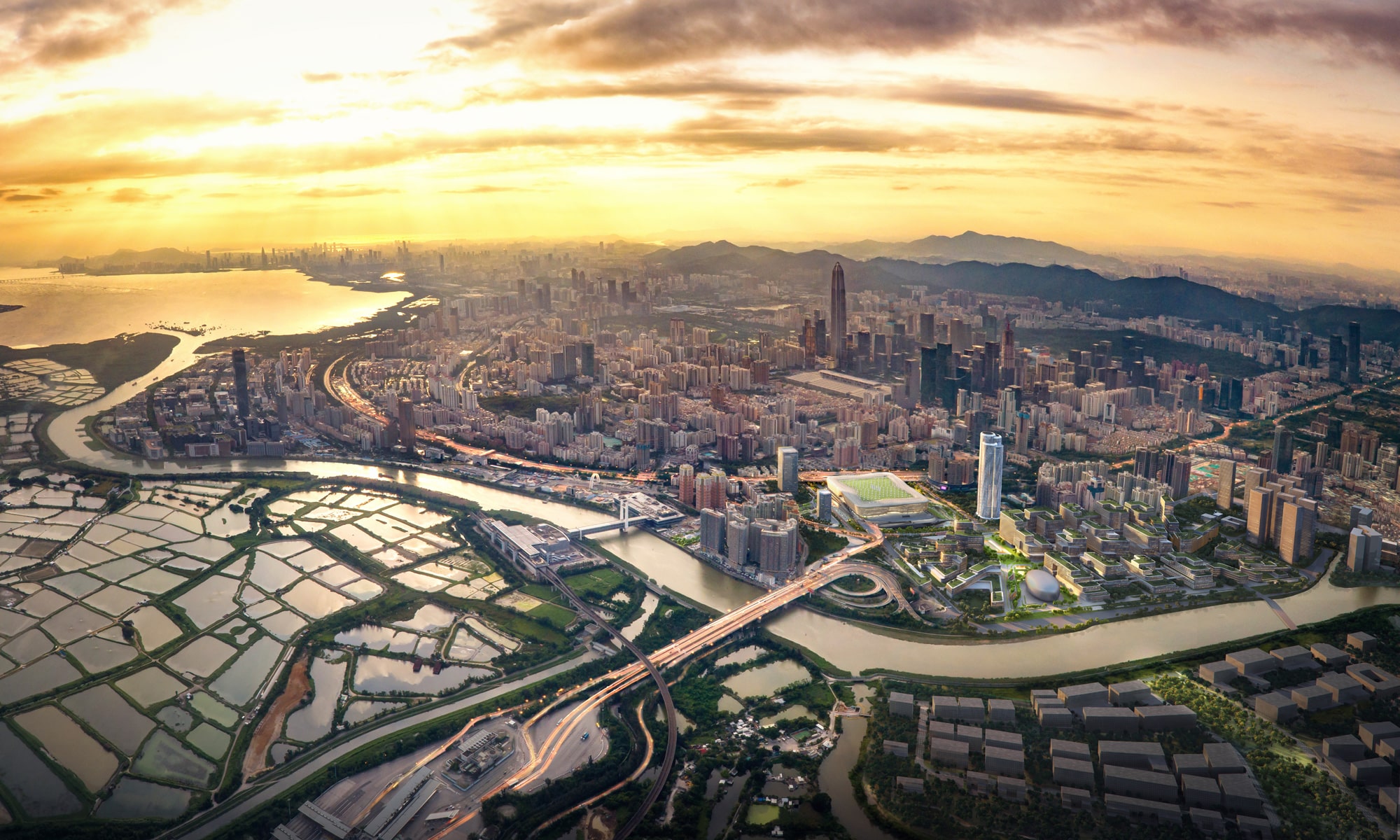 Huanggang Port Shenzhen — Shenzhen, China: lighting design view 4 of 4, by Lichtvision