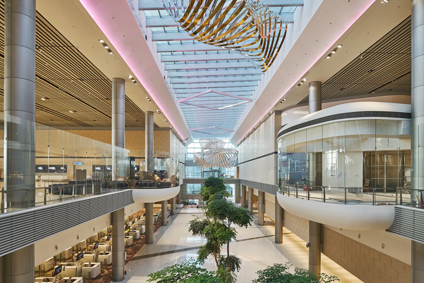 Terminal 4 Changi Airport — Singapur: iluminación, vista 1 de 8, de Lichtvision