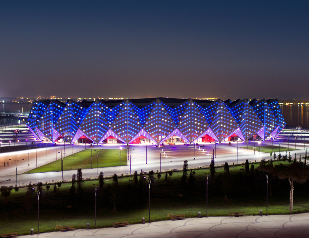 Baku Crystal Hall — Baku, Aserbaidschan: Lichtplanung, Ansicht 3 von 4, von Lichtvision