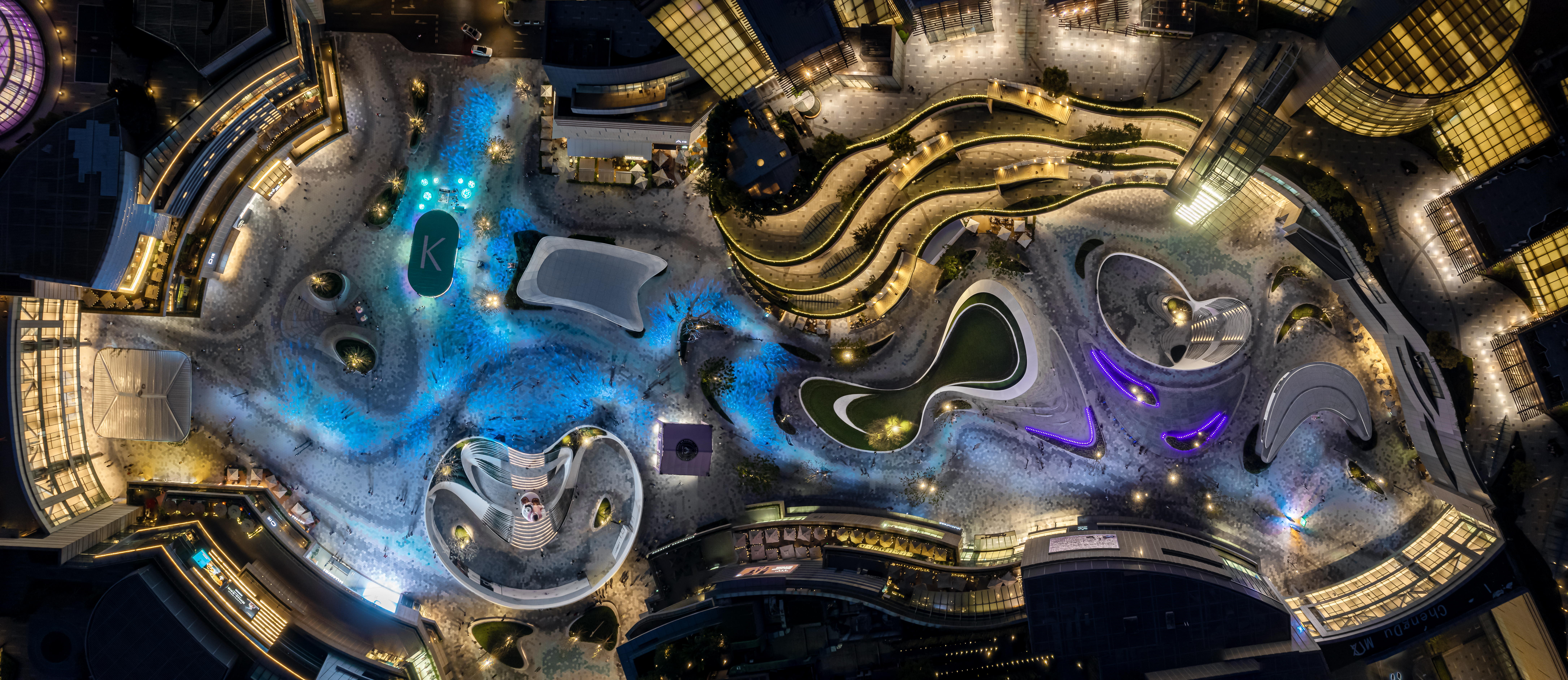 The MixC Chengdu Central Square — Chengdu, China: lighting design view 9 of 9, by Lichtvision