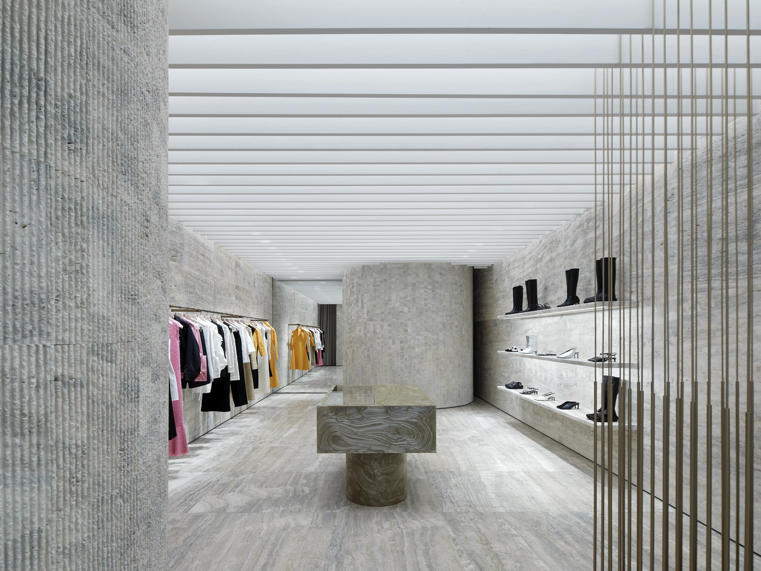 Jil Sander Concept Store — Londres, Reino Unido: diseño de iluminación arquitectónica de Lichtvision (arquitectura de Casper Mueller Kneer Architects)