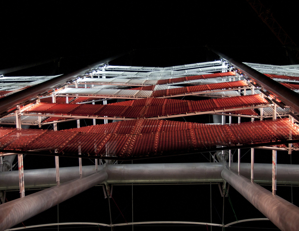 National Stadium Warsaw — Warschau, Poland: Lichtplanung, Ansicht 8 von 8, von Lichtvision