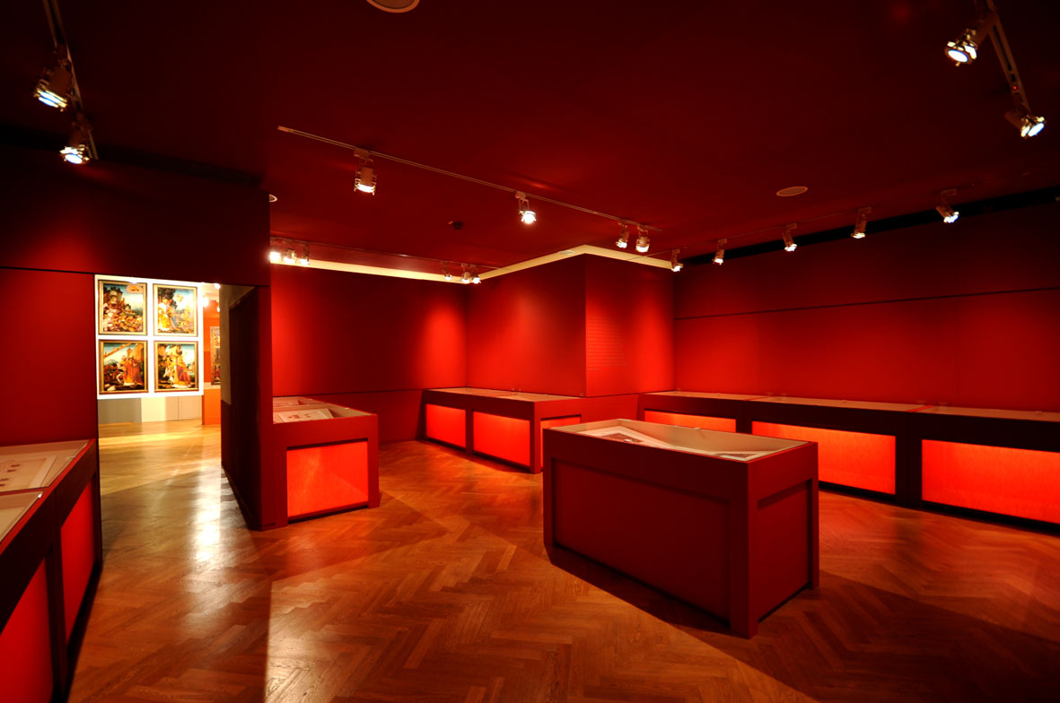Berthold Furtmeyr Exhibition — Regensburg, Deutschland: Lichtplanung, Ansicht 4 von 6, von Lichtvision