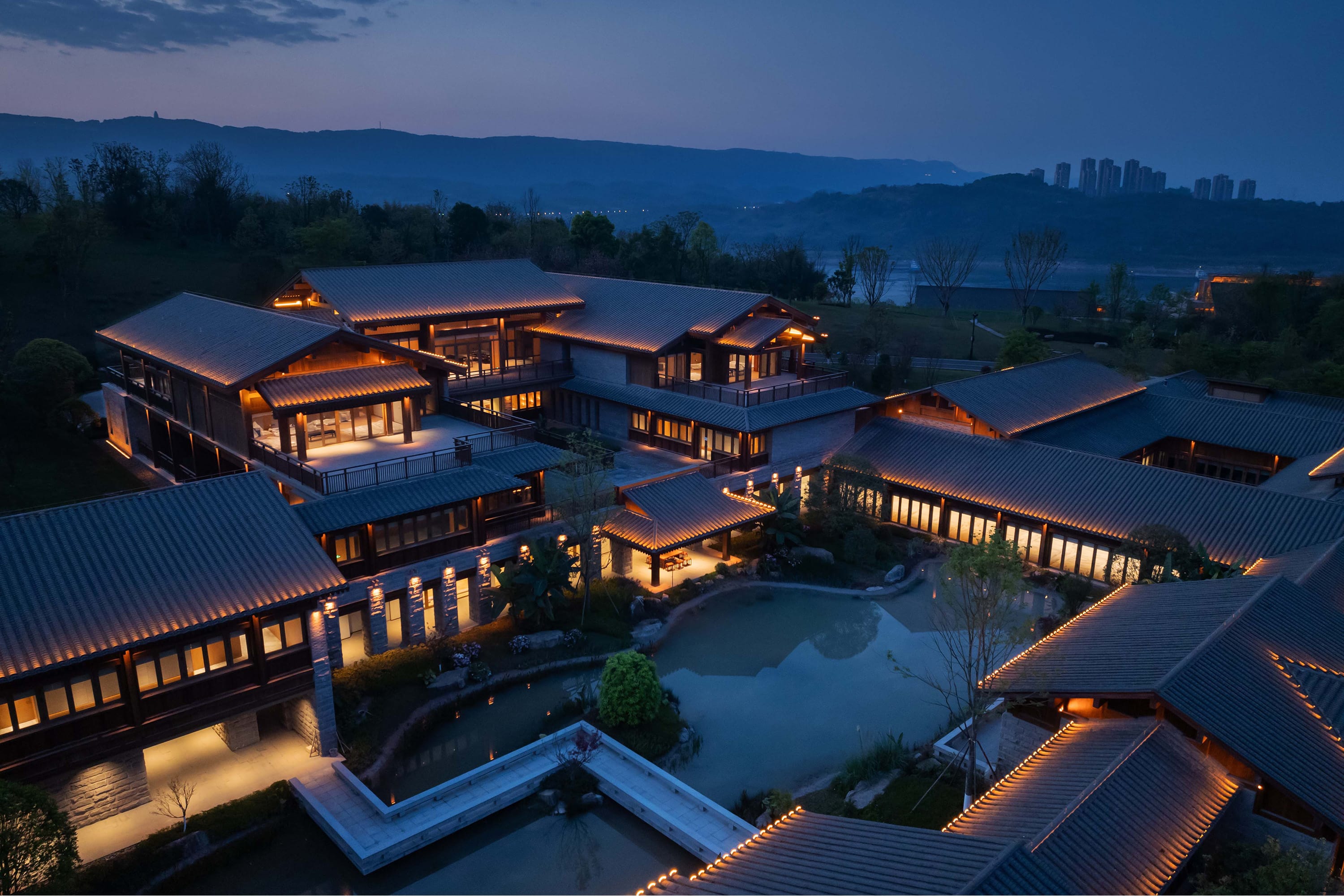 Guanyang Island Event Center — Chongqing, China: iluminación, vista 3 de 8, de Lichtvision