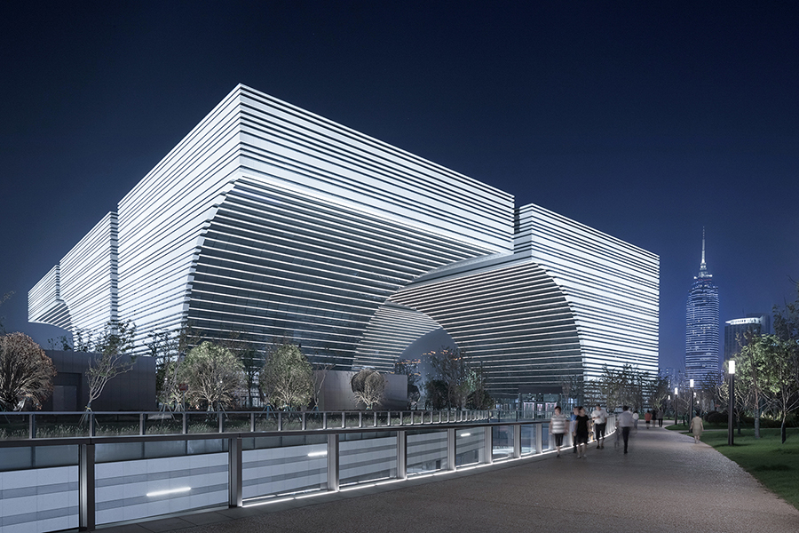 Changzhou Culture Plaza — Changzhou, China: architektonische Lichtplanung von Lichtvision (Architektur von gmp International)