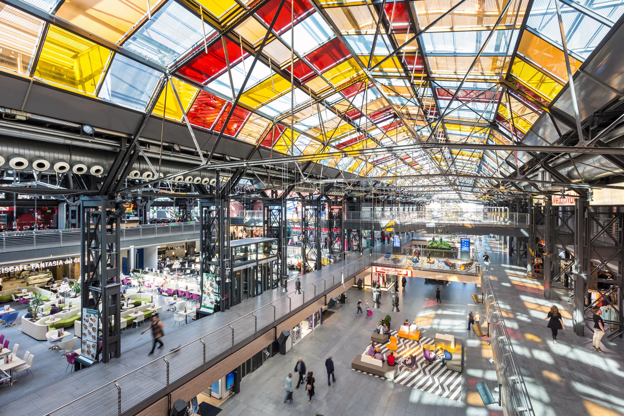 Hallen am Borsigturm — Berlín, Alemania: iluminación, vista 5 de 7, de Lichtvision