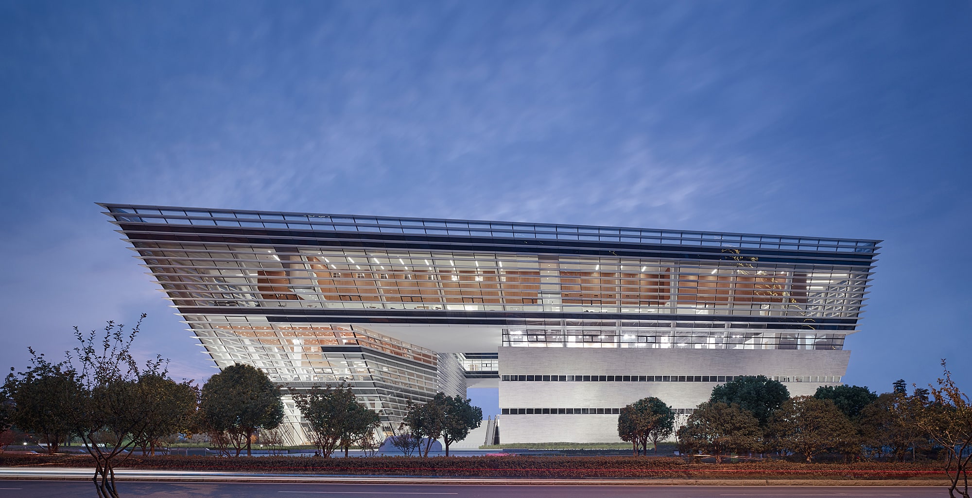 Suzhou No. 2 Library — Suzhou, China: Lichtplanung, Ansicht 2 von 4, von Lichtvision