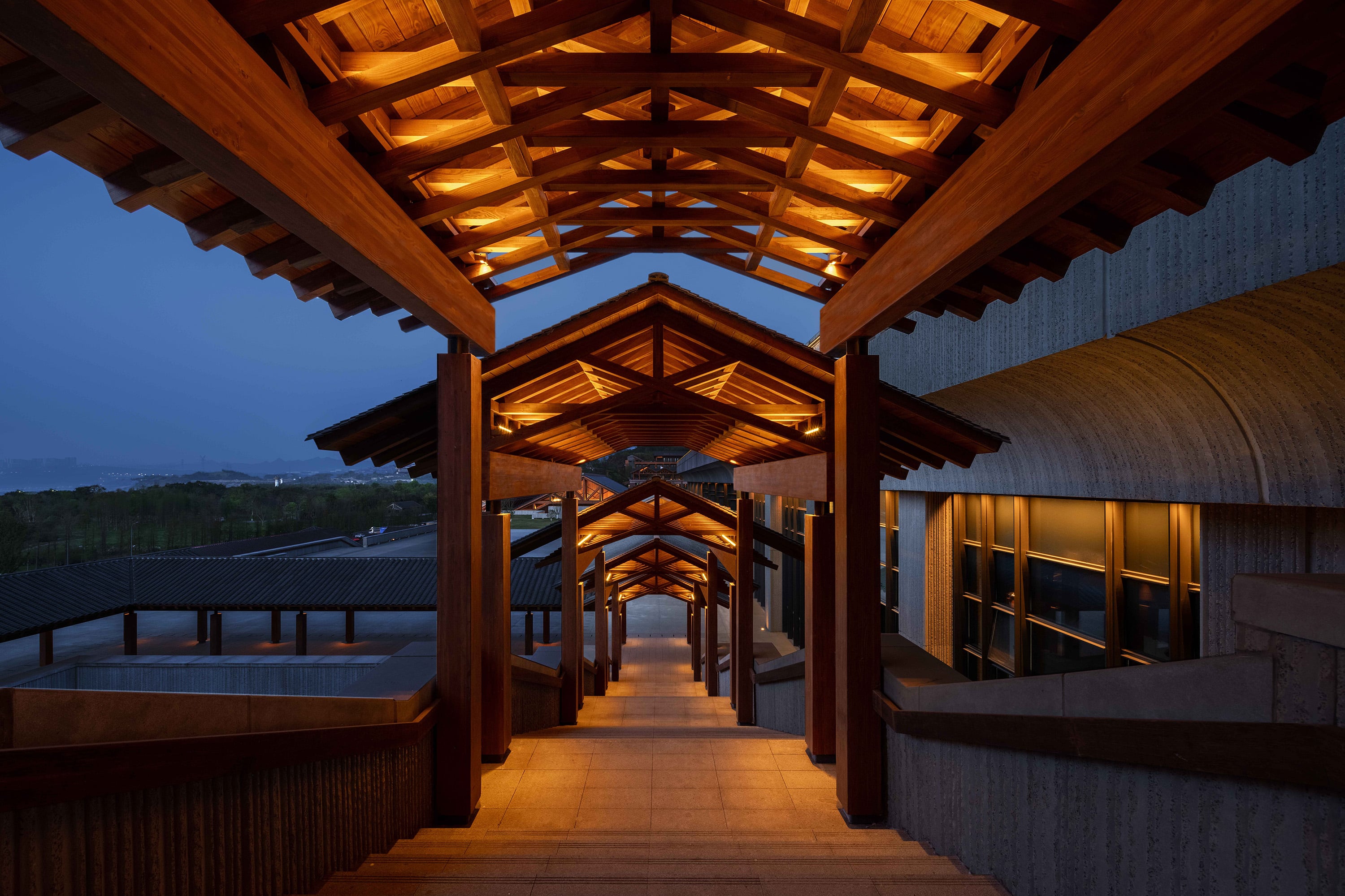 Guanyang Island Event Center — Chongqing, China: iluminación, vista 1 de 8, de Lichtvision